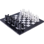 Black and White Signature 15 Inches Premium Quality Marble Chess Set