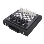 Black and White Signature 15 Inches Premium Quality Marble Chess Set