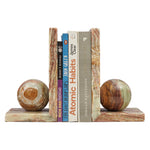 Book Holder - Marble Bookends L shape Design