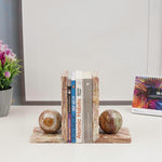 Book Holder - Marble Bookends L shape Design