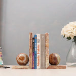 Book Holder - Marble Bookends L shape Design