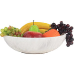 Handcrafted Marble Fruit Bowl - 10 Inches