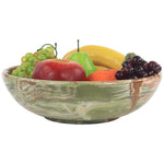 Handcrafted Marble Fruit Bowl - 10 Inches