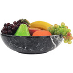 Handcrafted Marble Fruit Bowl - 10 Inches