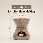 Marble Butter Warmer For Melting Chocolate & Seafood For Parties