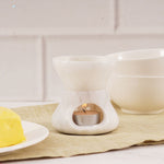 Marble Butter Warmer For Melting Chocolate & Seafood For Parties