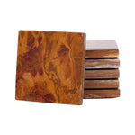 Marble Coaster Plates Set - Square