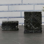 Marble Coaster Plates Set - Square