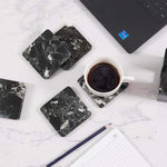 Marble Coaster Set - Square