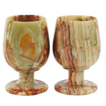 Marble Glasses Set of 2